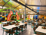 Festive Zoo Playland Table Area