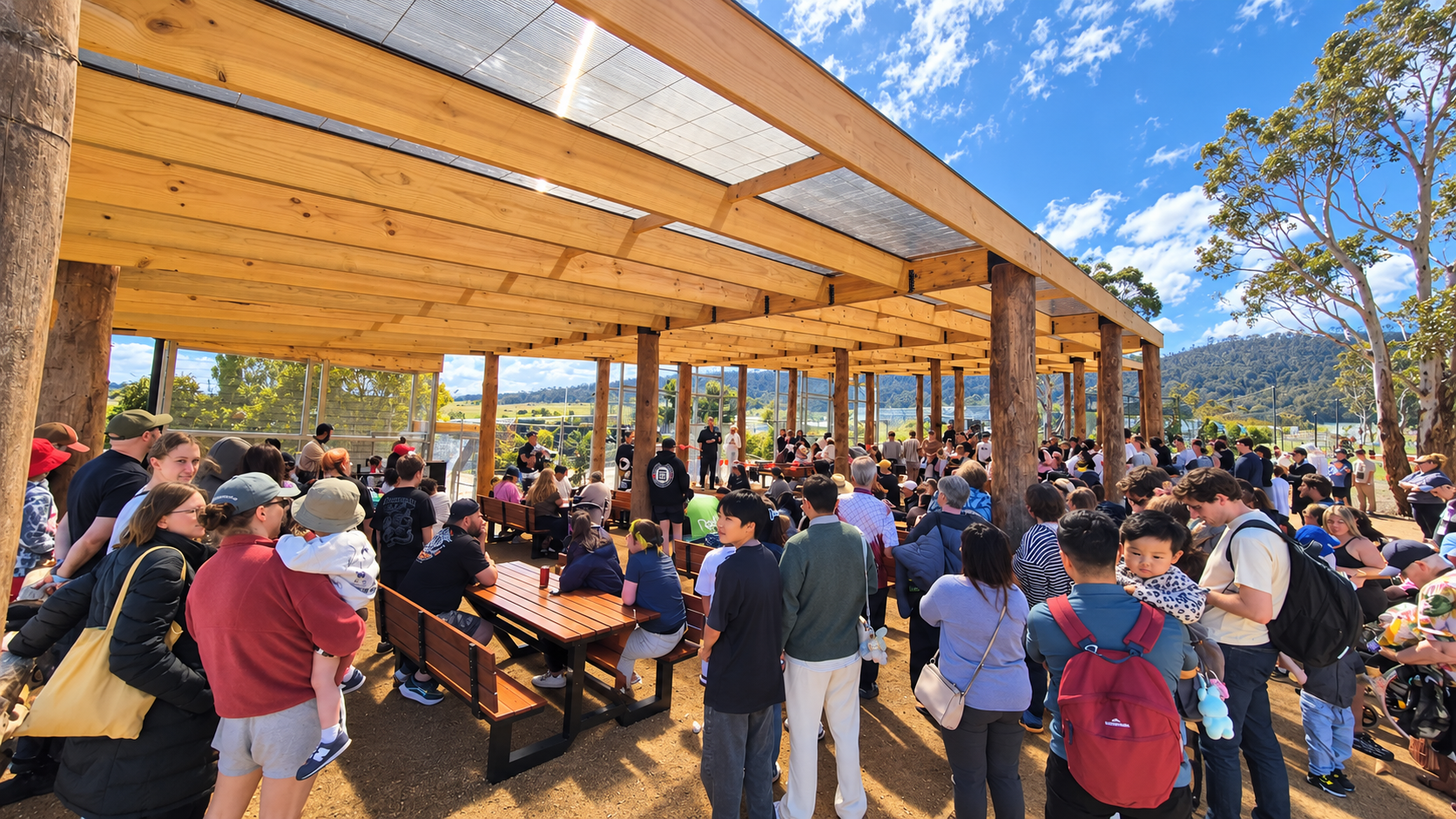 Devil Terraces Pavilion Gathering